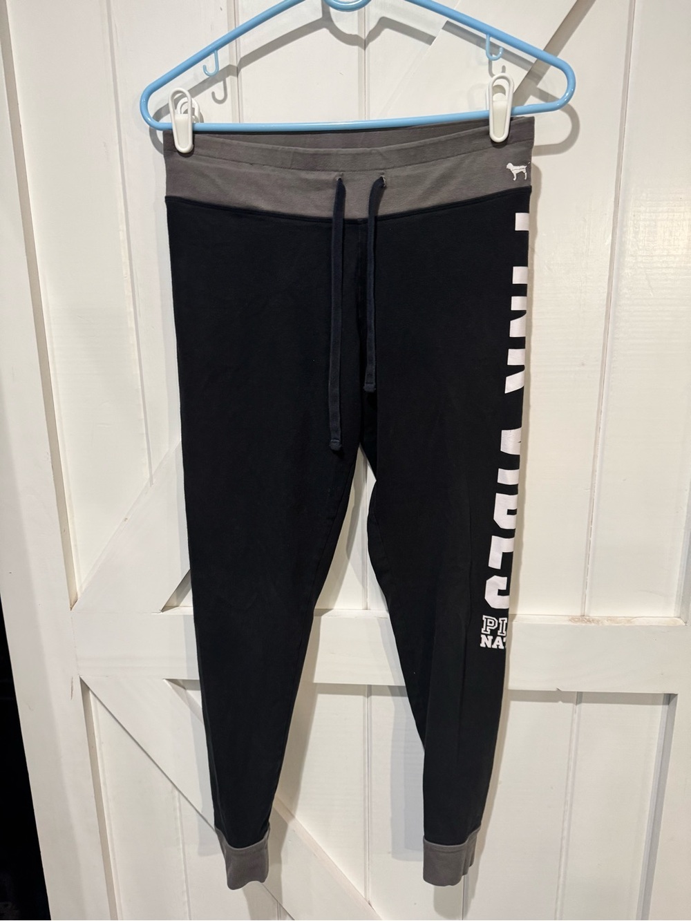 PINK Victoria’s Secret Yoga Leggings Pink Nation Graphic Jogger Leggings M/M